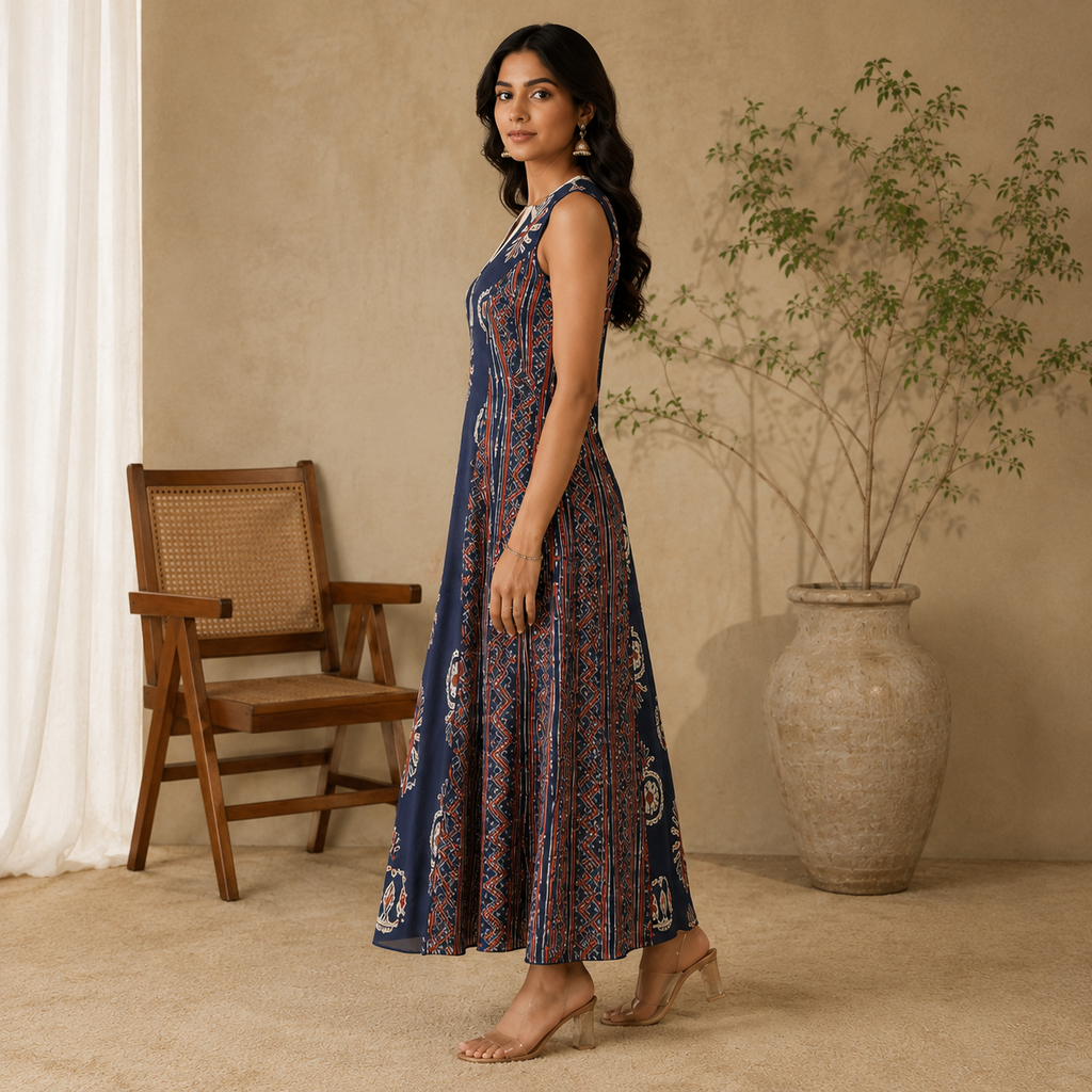 AHANA – Simple Flowy Maxi Dress