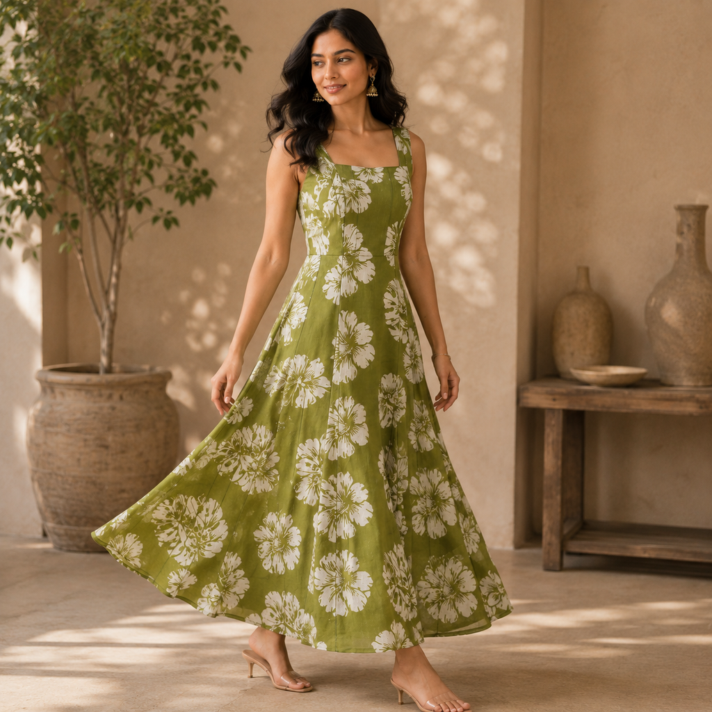 SANAH – A-Line Princess Seam Dress